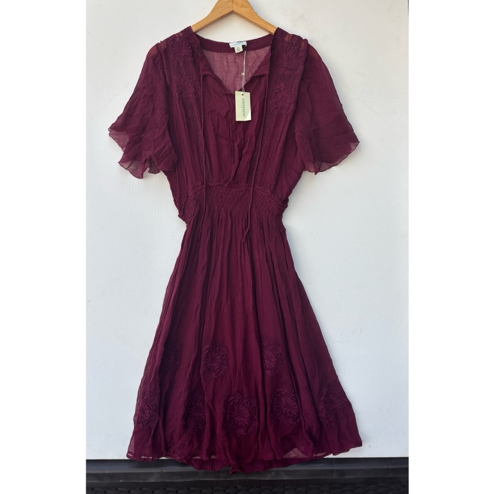 Sundance Catalog Embroidered Tunic Dress NWT